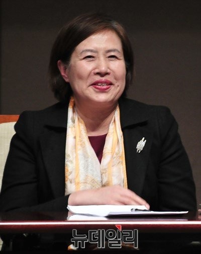 ▲ 이애란 자유통일문화원 원장 ⓒ뉴데일리 이종현 기자