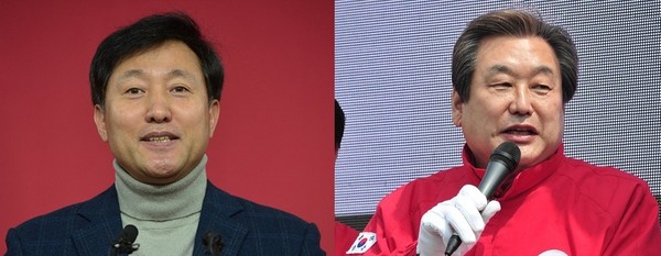 ▲ 여권의 차기 대선후보군으로 꼽히는 오세훈 전 서울시장과 새누리당 김무성 전 대표. 2016년 4월 4주차 리얼미터 차기 대통령 지지도 조사에서 오세훈 전 서울시장은 올랐지만 김무성 전 대표 지지율은 하락한 것으로 드러났다. ⓒ뉴데일리 DB