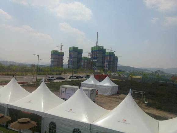 ▲ 양주신도시 곳곳에선 아파트 공사가 진행되고 있다.ⓒ뉴데일리경제