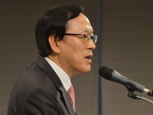 ▲ 3일 농협금융지주 김용환 회장이 기자간담회를 갖고 향후 경영 방향에 대해 밝혔다.ⓒNH농협금융지주