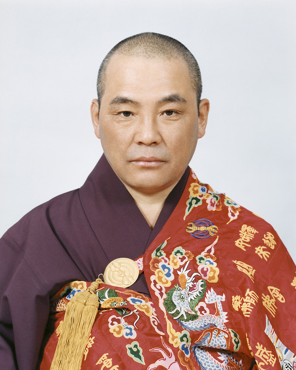 ▲ 천태종 종정 도용 스님.ⓒ천태종총본산