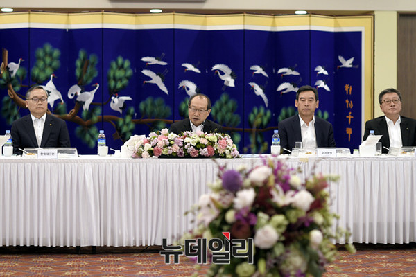 ▲ 방산업체 CEO 간담회 모습.ⓒ방사청