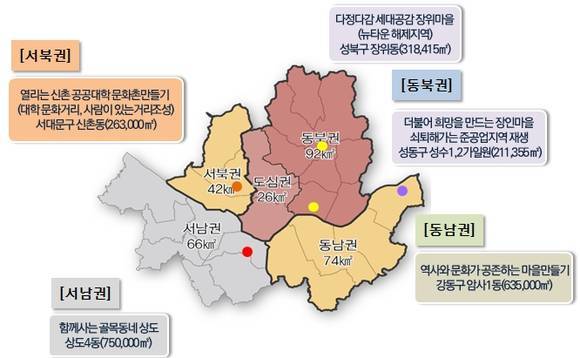 ▲ 대한부동산학회가 저성장시대에 적합한 주택 정책을 논의하는 세미나를 연다. 사진은 새로운 주택 정책의 하나로 거론되고 있는 도시재생이 논의되고 있는 지역.ⓒ서울시