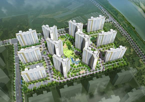 ▲ 대우건설이 1만여명에 달하는 수요 창출이 기대되는 청주 테크노폴리스에 '청주 테크노폴리스 푸르지오'를 이달 분양한다. 사진은 청주 테크노폴리스 푸르지오 조감도ⓒ대우건설