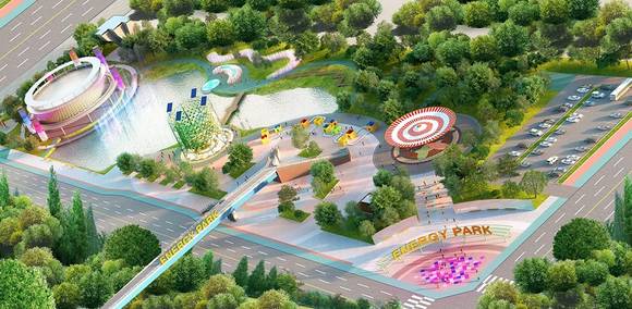 ▲ 한전이 광주 상무시민공원에 조성할 에너지파크 조감도. ⓒ한전