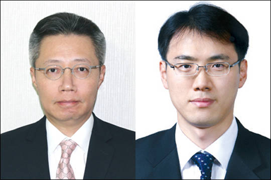 ▲ 최원 전무이사(왼쪽)와 박종수 부장. ⓒ일동제약 제공