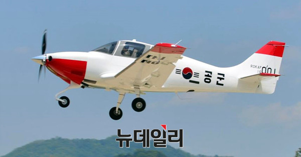 ▲ KT-100 기본훈련기.ⓒ공군