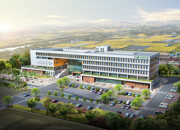 ▲ 충북 청주시 상당구청사 신축 조감도.ⓒ청주시