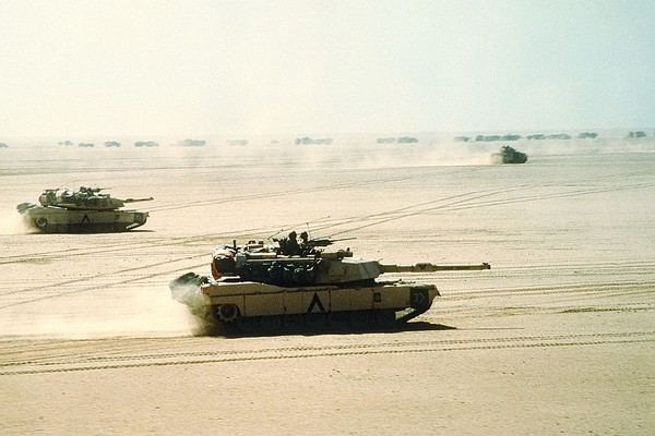 ▲ 걸프전 당시의 M1A1 전차.ⓒ미육군