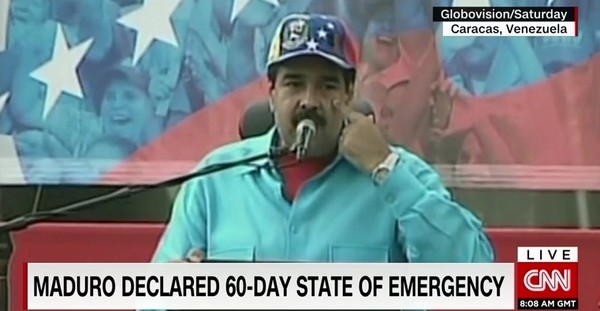 ▲ 니콜라스 마두로 베네수엘라 대통령.ⓒ美CNN 영상 캡쳐