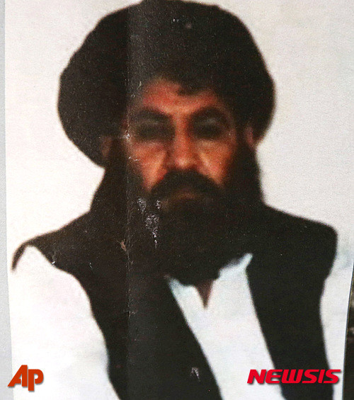 탈레반 최고지도자 물라 아크타르 만수르.ⓒ뉴시스-AP. 무단전재 및 재배포 금지.