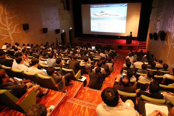 ▲ 대우조선해양은 최근 옥포조선소에서 'DSME 기자재 국산화 설명회'를 개최했다.ⓒ대우조선해양