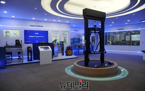 ▲ OTIS PLAZA 내부 모습.ⓒ뉴데일리