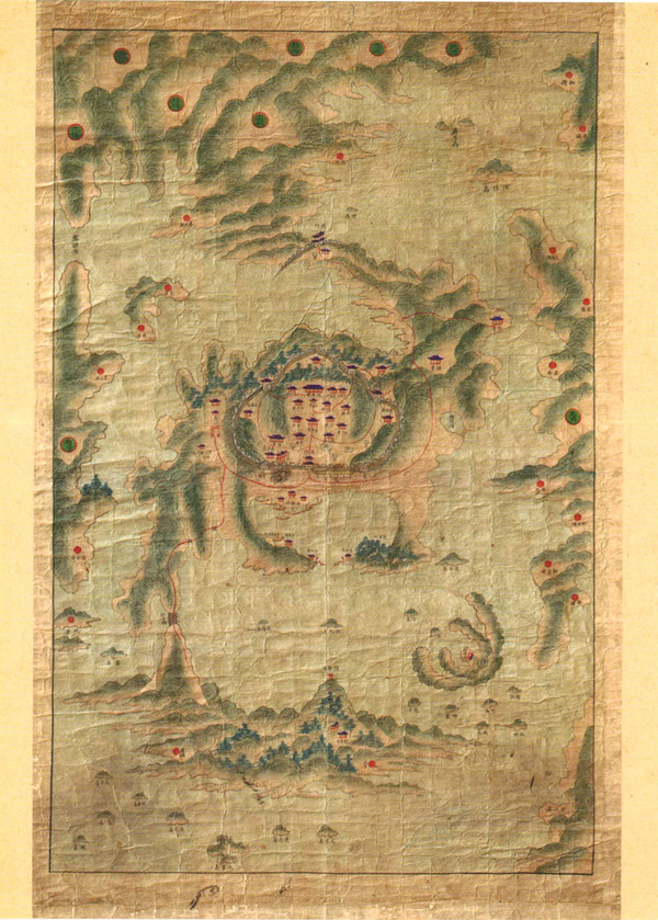 ▲ 뉴욕 경매 사이트에서 카드로 구입한 통영 고지도.