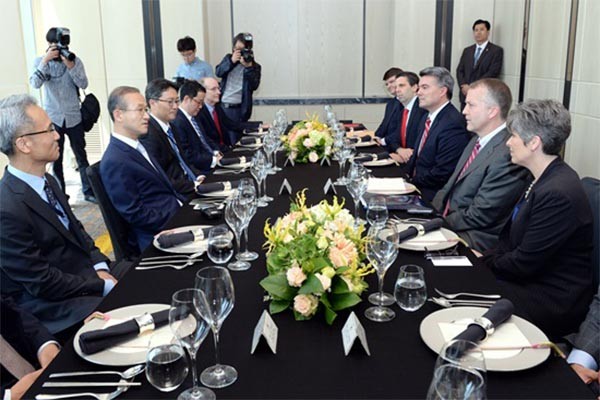 ▲ 지난 30일 서울 광화문 포시즌스 호텔에서 열린, 임성남 외교부 1차관 주최 美공화당 상원의원 대표단 환영 오찬. ⓒ외교부 홈페이지