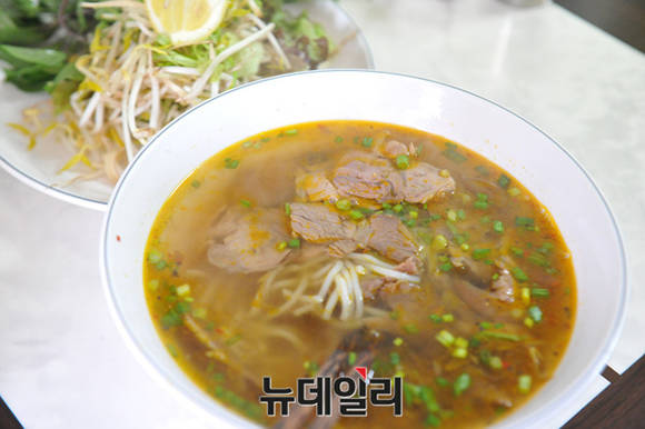 전통 베트남 맛을 자랑하는 미안 베트남 쌀국수 ⓒ뉴데일리 이종현 기자