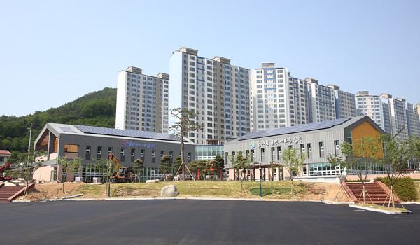 ▲ 칠곡군 석적읍 신청사 전경.ⓒ칠곡군 제공