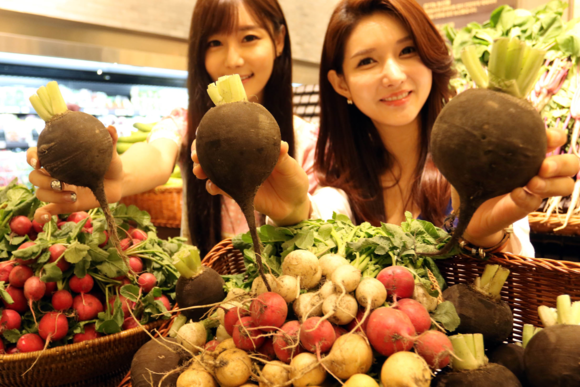 ▲ 컬러풀 무 ⓒ신세계백화점