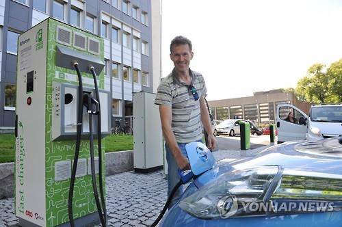 ▲ 노르웨이의 전기차 충전소 ⓒ 연합뉴스
