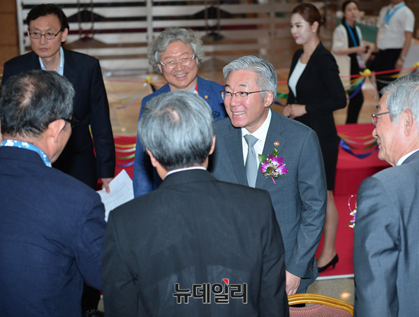 ▲ 개막식에 참석한 김종덕 문화체육관광부 장관 ⓒ 뉴데일리 정상윤
