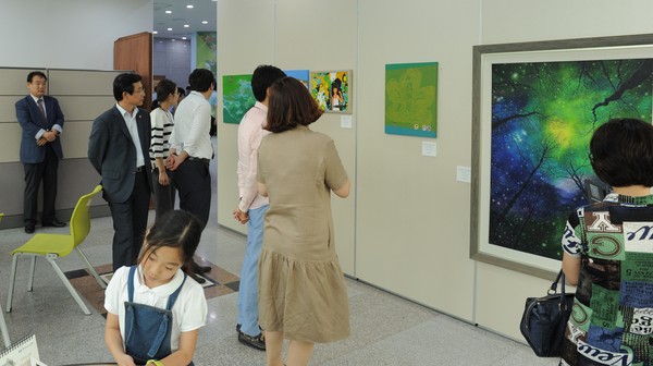 ▲ ‘Gallery CBTP’ 전시회.ⓒ충북테크노파크