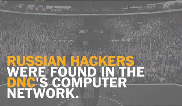 ▲ 美워싱턴포스트는 지난 14일(현지시간) "러시아 정부 소속 해커가 美민주당 전국위원회(DNC) 서버를 해킹, 트럼프 관련 기밀을 빼냈다"고 보도했다. ⓒWP의 DNC 기밀문서 해킹 관련 방송캡쳐