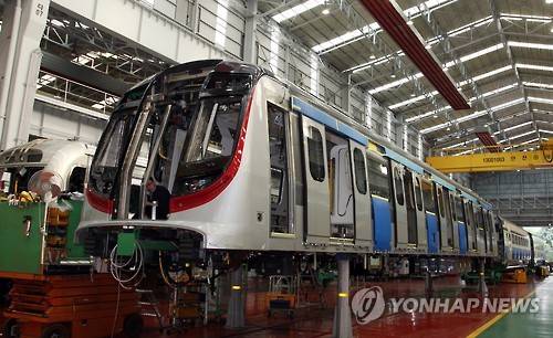 ▲ 현대로템 창원공장 제작라인.ⓒ연합뉴스