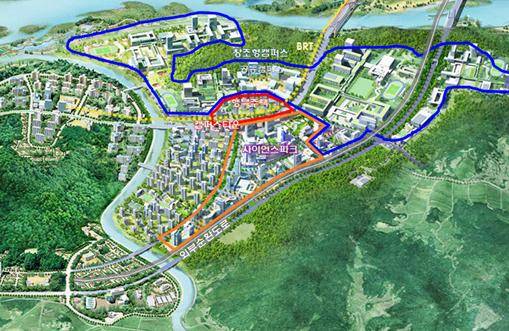 ▲ 산학연클러스터 조감도.ⓒ행복청