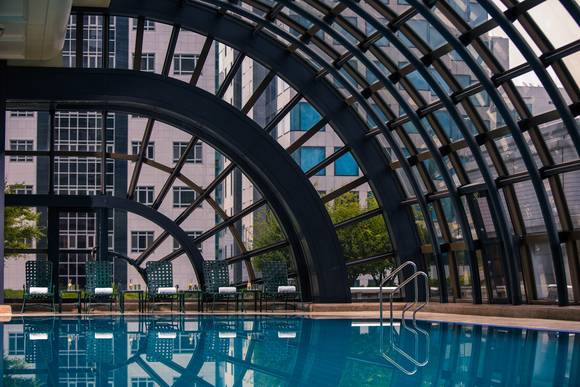 ▲ 벨레상스 서울 호텔 수영장. ⓒ벨레상스 서울 호텔