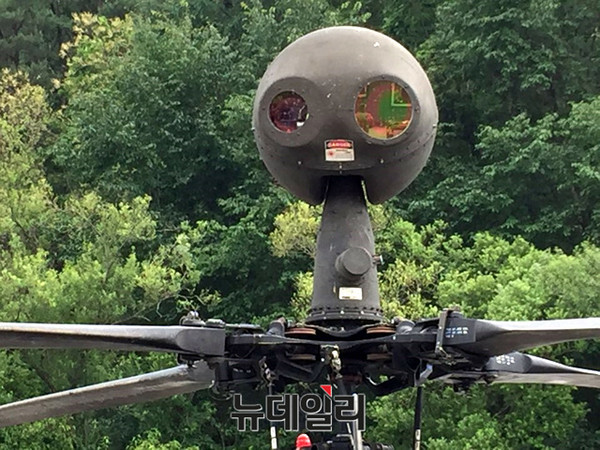 ▲ OH-58의 MMS 모습.ⓒ뉴데일리 순정우 기자