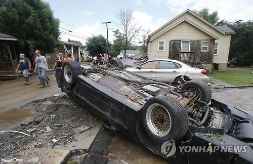 ▲ 미국 웨스트버지니아주의 비 피해 상황 ⓒ 연합뉴스
