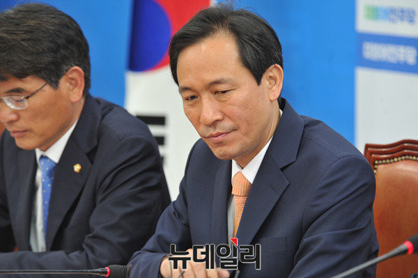 ▲ 더불어민주당 우상호 원내대표.ⓒ이종현 기자