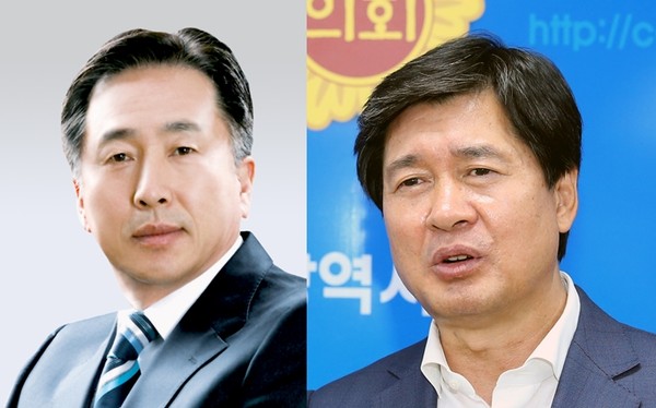 ▲ 신임 대구시의회 부의장에 당선된 최길영(왼쪽) 의원과 박상태 의원.ⓒ시의회 제공
