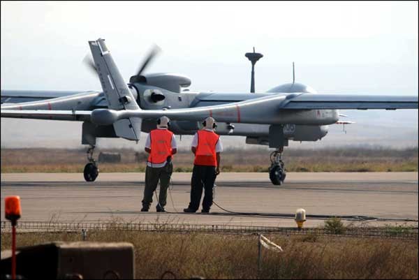 ▲ Heron 무인정찰기.ⓒIAI