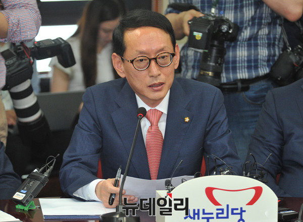 ▲ 새누리당 김도읍 원내수석부대표가 1일 원내대책회의에서 