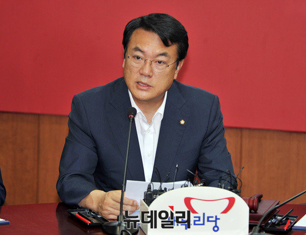 ▲ 새누리당 정진석 원내대표. ⓒ뉴데일리 이종현 기자