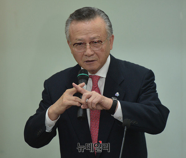 ▲ 김석우 통일부 前 차관. ⓒ뉴데일리 정상윤 기자