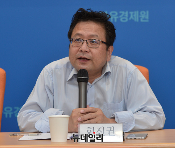 ▲ 현진권 자유경제원 원장 ⓒ 뉴데일리 정상윤