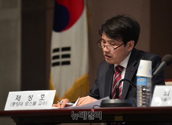 ▲ 제성호 중앙대 교수 ⓒ 뉴데일리 정상윤 기자