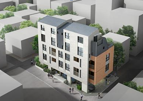 ▲ 성북구 삼선동2가 77번지에 자리잡은 연극인 맞춤형 공공임대주택 조감도. ⓒ서울시 제공