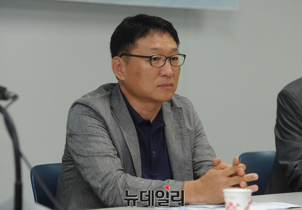 ▲ 송산학원 신현종 이사장. ⓒ뉴데일리 정재훈 기자