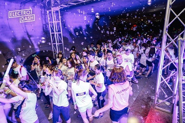 ▲ 이색달리기- 일렉트로대쉬 모습. ⓒ서울시 제공