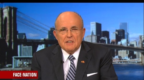 ▲ 루디 줄리아니 前뉴욕시장이 "흑인 아동 99%는 흑인이 살해한다"는 발언을 해 구설수에 올랐다. 사진은 지난 10일(현지시간) 美'CBS' 방송 'FACE THE NATION'에 출연한 줄리아니의 모습.ⓒ美'CBS' 중계영상 캡쳐