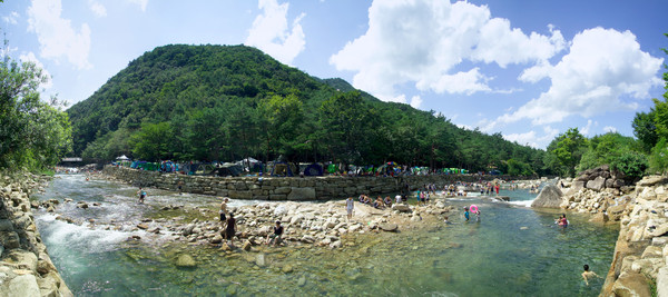 ▲ 송계계곡의 아름다운 여름 풍광.ⓒ제천시