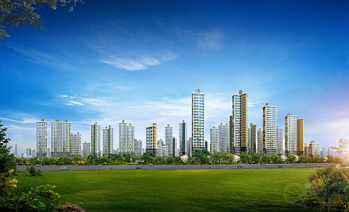 ▲ 평택 지제역 동문 굿모닝힐 맘시티 투시도 ⓒ 동문건설