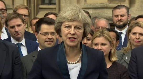 ▲ 오는 13일(현지시간) 테레사 메이 英내무장관이 영국 차기 총리로 취임한다. 사진은 메이 내무장관.ⓒ英BBC 중계영상 캡쳐