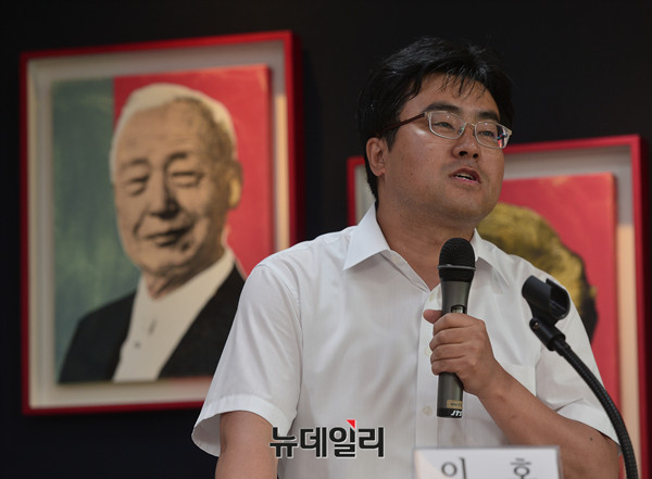 ▲ 기조강연하는 이호 목사 ⓒ 뉴데일리 정상윤