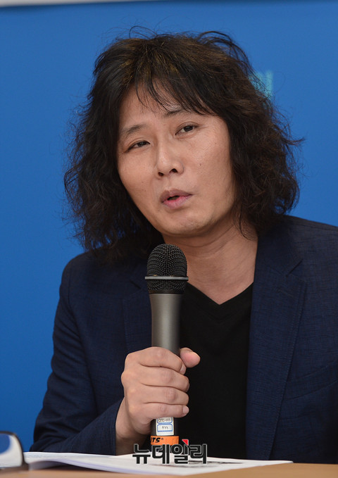 ▲ 발제하는 남정욱 교수 ⓒ 뉴데일리 정상윤