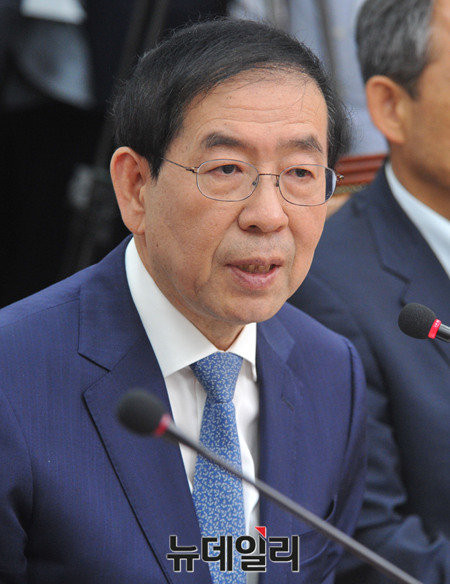 ▲ 박원순 서울 시장. ⓒ뉴데일리 이종현 기자