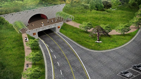 ▲ 말티재 생태축 복원 조감도.ⓒ보은군